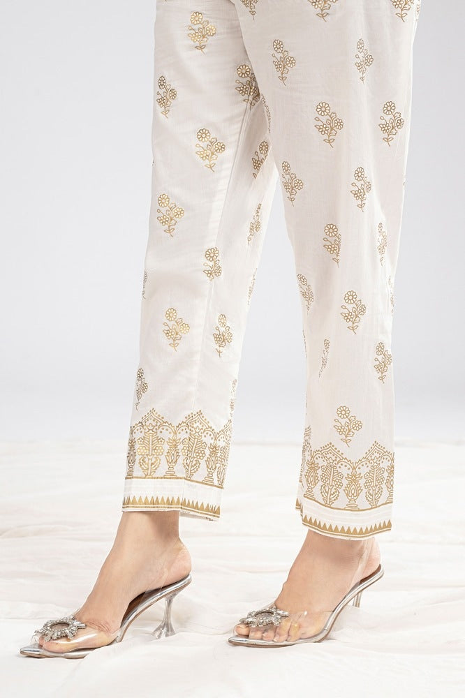 Cambric Block Printed Bottom