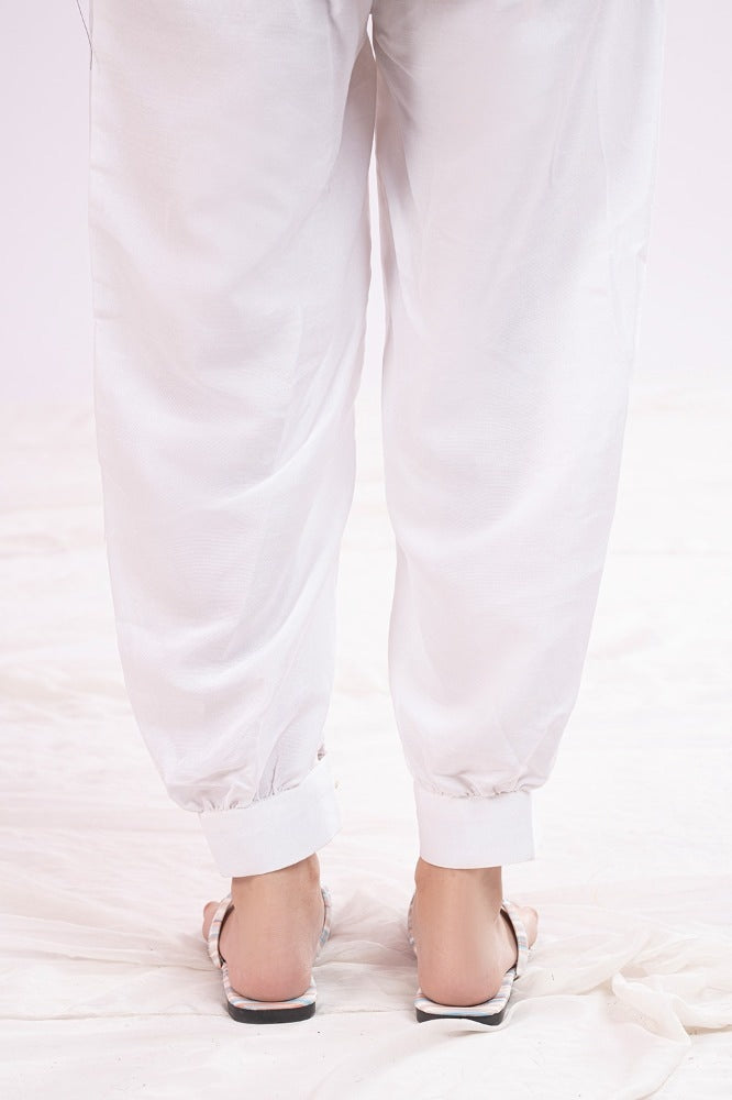 Raw Silk Dyed Trouser