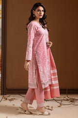Embroidered Kurta Dupatta Trouser - 1786