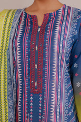 Embroidered Kurta Dupatta - 2936