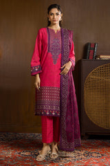 Kurta Shawl Trouser - 3007