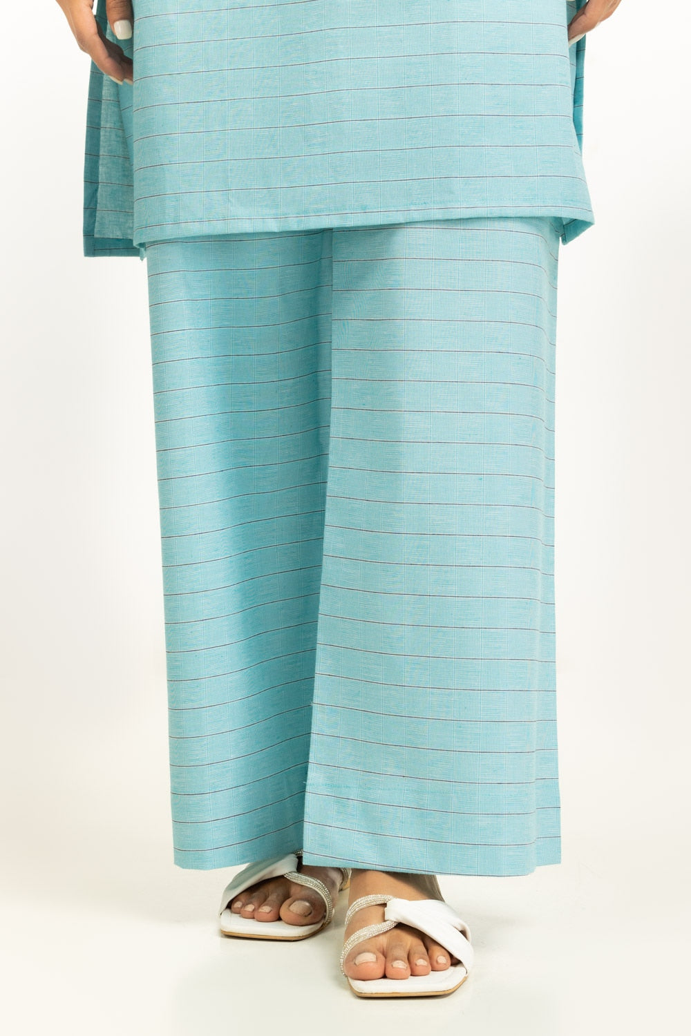 Yarn-dyed Embellished Co-Ord Set