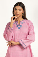 Yarn-dyed Embroidered Co-Ord Set